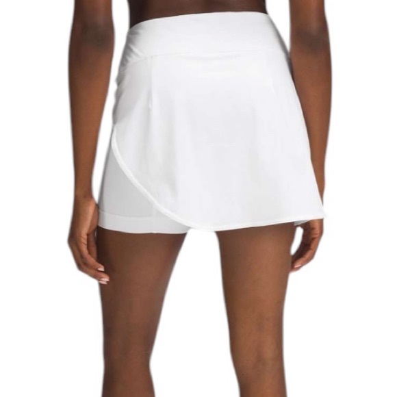 Lululemon Asymmetrical Layered High-Rise White Tennis Skirt Skort Size 2 - Picture 4 of 14